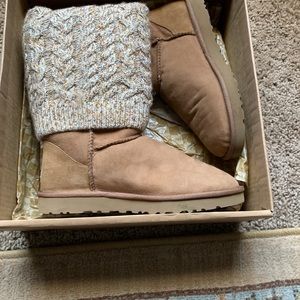 Uggs with detachable sweater sock